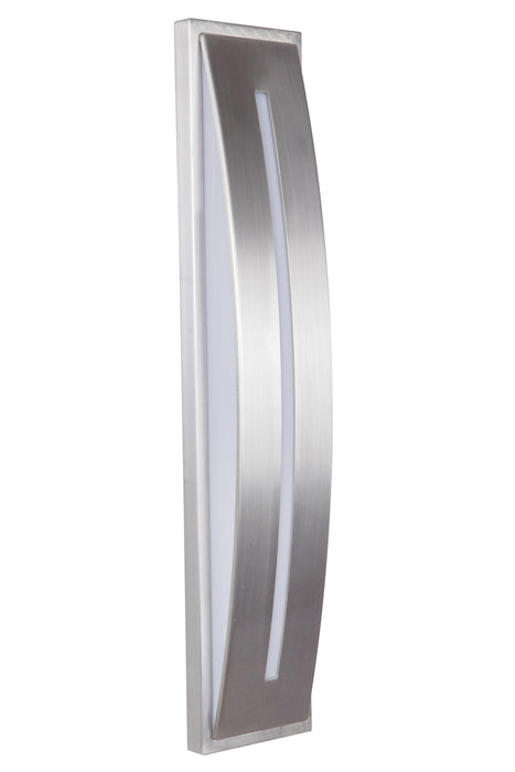 Craftmade Z9412-SA-LED LED Outdoor Pocket Sconce, Satin Aluminum