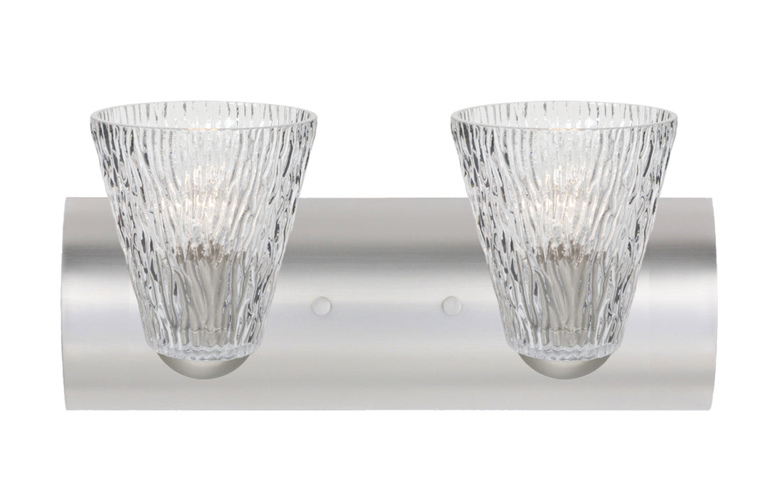 Besa 2WZ-NICO5CL-LED-SN Vanity, Satin Nickel