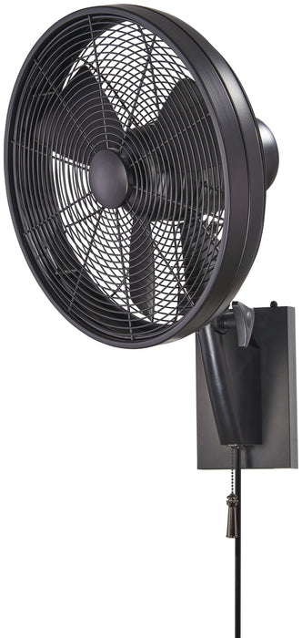 Minka Aire F307-MBK 15" Indoor/Outdoor Fan, Matte Black