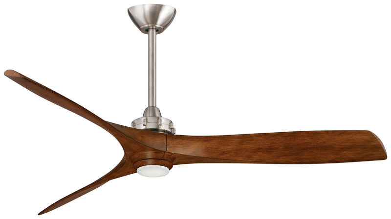 Minka Aire F853L-BN/DK 60" Ceiling Fan, Brushed Nickel W/ Distressed K
