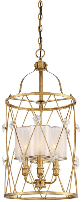 Metropolitan N6562-596 Three Light Pendant, Elara Gold