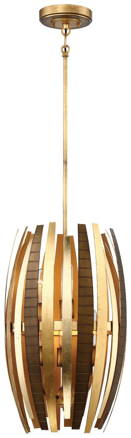 Metropolitan N7836-659 Six Light Pendant, Ardor Gold