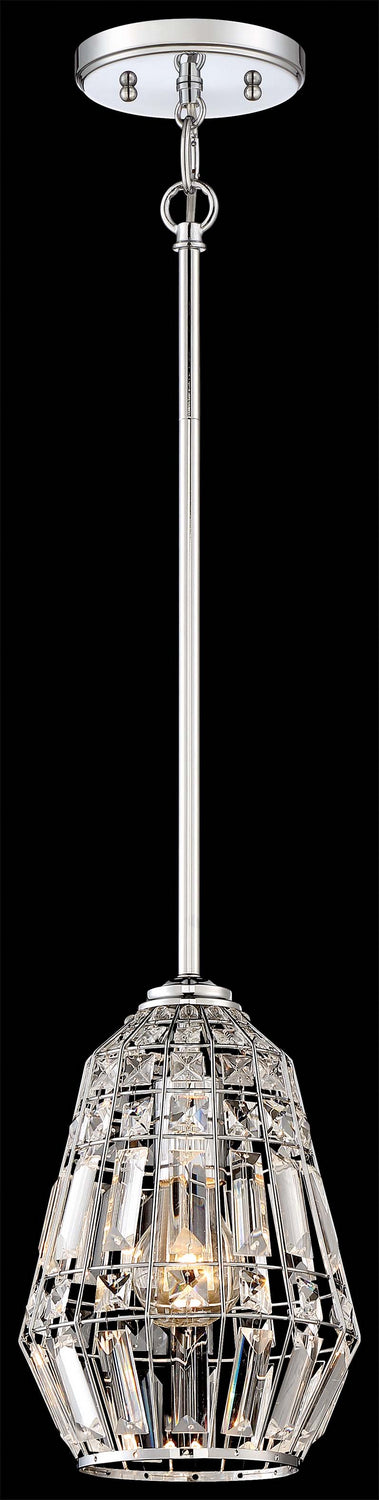 Minka-Lavery 2341-77 One Light Mini Pendant, Chrome