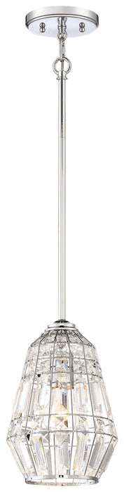 Minka-Lavery 2341-77 One Light Mini Pendant, Chrome