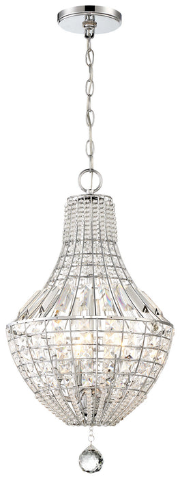 Minka-Lavery 2344-77 Four Light Pendant, Chrome
