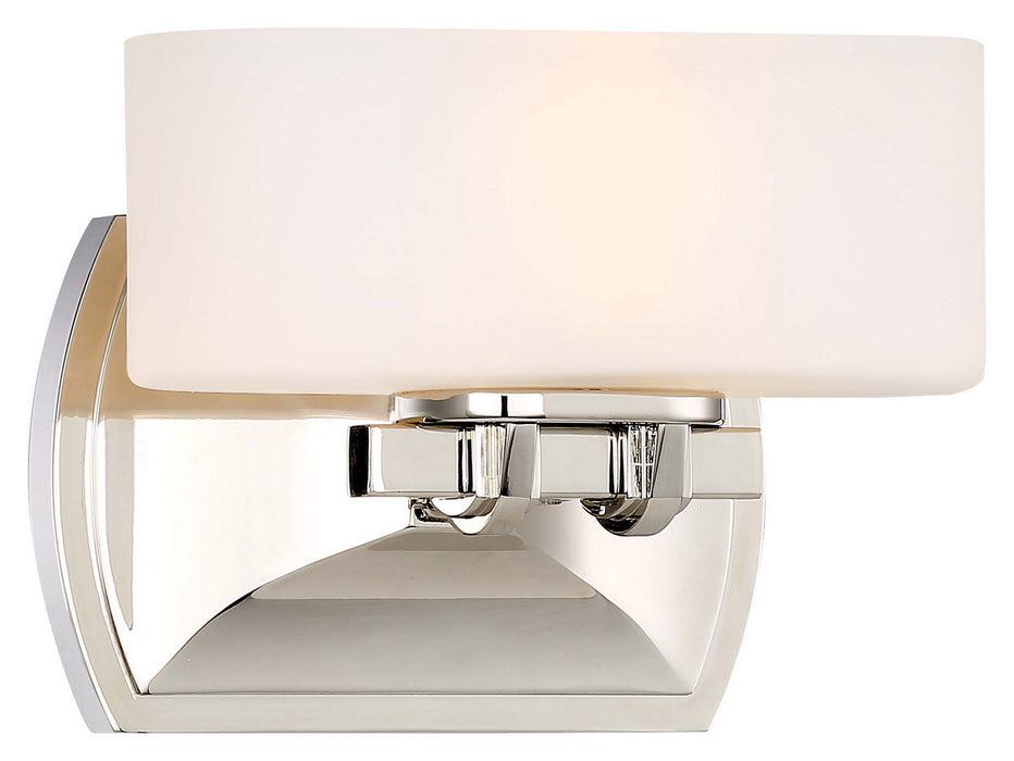 Minka-Lavery 3011-613 One Light Bath, Polished Nickel