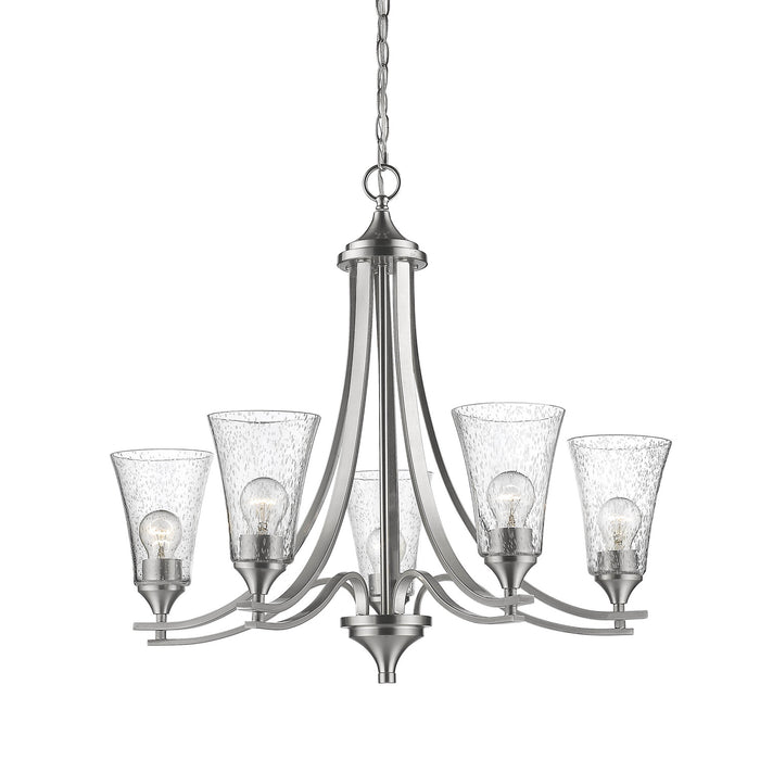 Millennium 1465-SN Five Light Chandelier, Satin Nickel