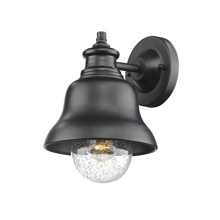 Millennium 2510-PBK One Light Outdoor Wall Sconce, Powder Coated Black