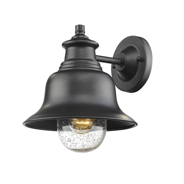 Millennium 2512-PBK One Light Outdoor Wall Sconce, Powder Coated Black