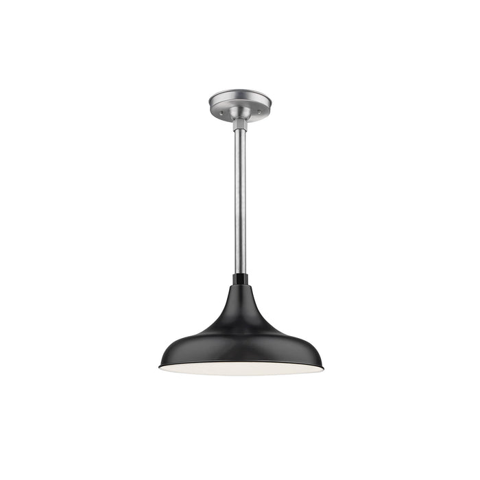 Millennium RMWHS14-SB One Light Pendant, Satin Black