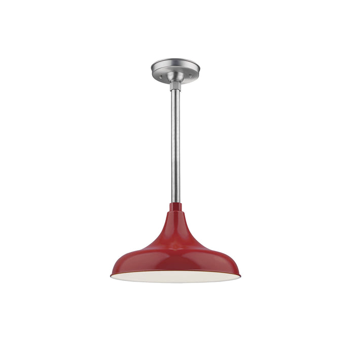 Millennium RMWHS14-SR One Light Modified Warehouse Shade, Satin Red