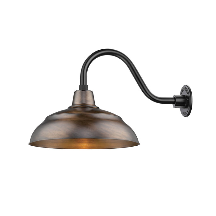 Millennium RWHS17-NC One Light Pendant, Natural Copper
