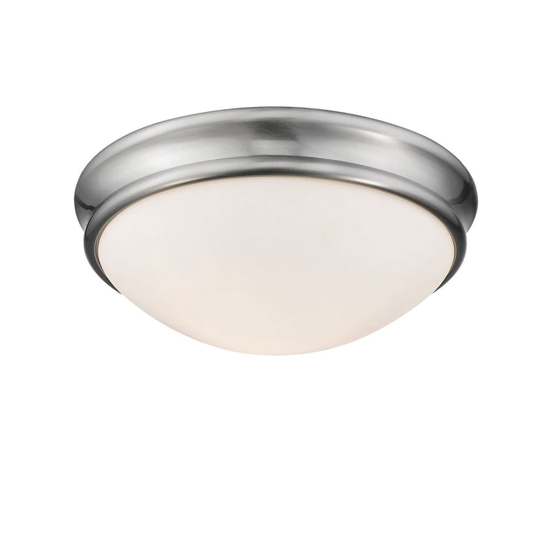 Millennium 5221-BN One Light Flushmount, Brushed Nickel