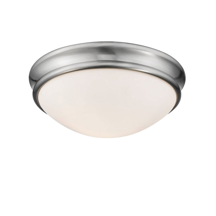 Millennium 5221-BN One Light Flushmount, Brushed Nickel