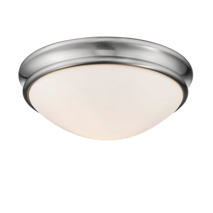 Millennium 5223-BN Two Light Flushmount, Brushed Nickel
