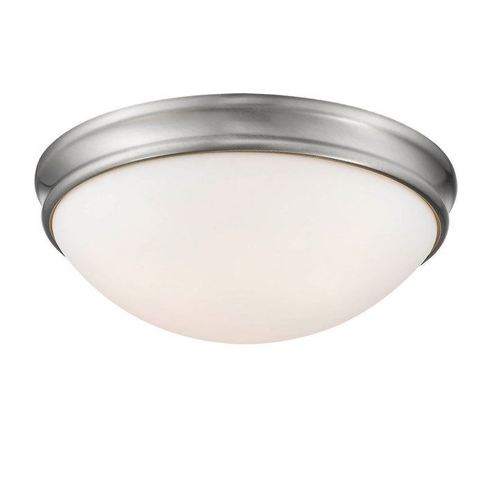 Millennium 5225-BN Three Light Flushmount, Brushed Nickel