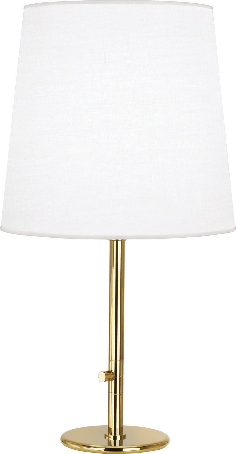 Robert Abbey 2075W One Light Table Lamp, Polished Brass