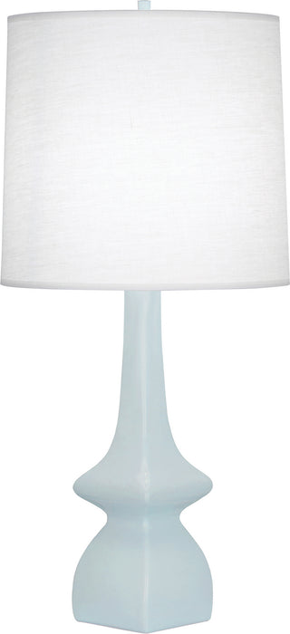 Robert Abbey BB210 One Light Table Lamp, BABY BLUE GLAZED CERAMIC