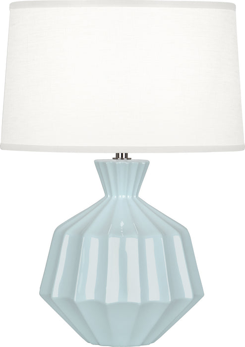 Robert Abbey BB989 One Light Accent Lamp, Baby Blue Glazed Ceramic