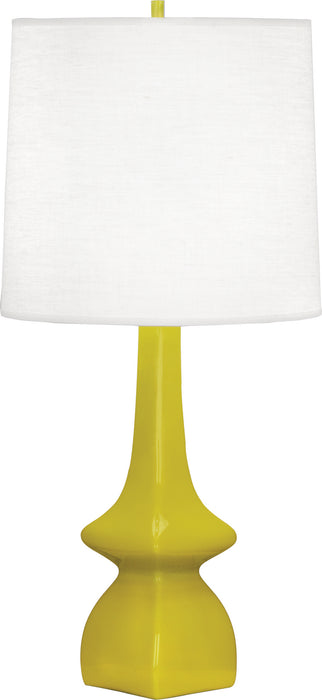 Robert Abbey CI210 One Light Table Lamp, CITRON GLAZED CERAMIC