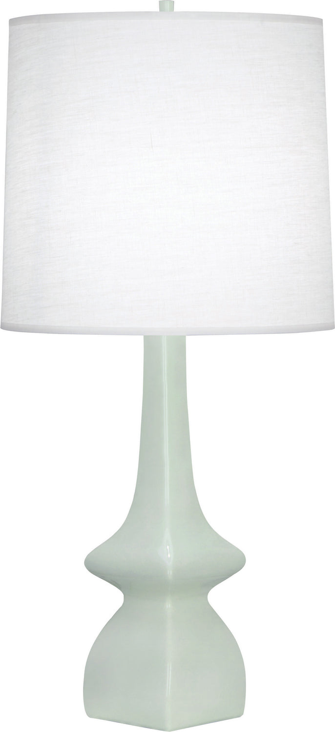 Robert Abbey CL210 One Light Table Lamp, CELADON GLAZED CERAMIC