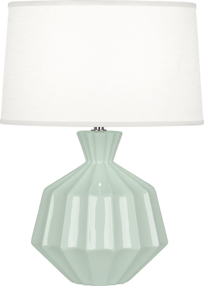Robert Abbey CL989 One Light Accent Lamp, Celadon Glazed Ceramic