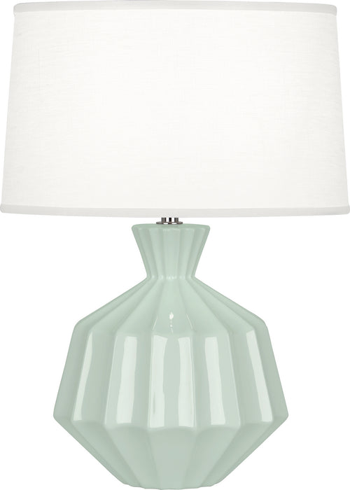 Robert Abbey CL989 One Light Accent Lamp, Celadon Glazed Ceramic