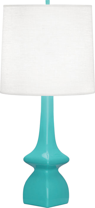 Robert Abbey EB210 One Light Table Lamp, EGG BLUE GLAZED CERAMIC