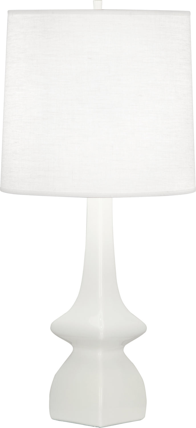 Robert Abbey LY210 One Light Table Lamp, LILY GLAZED CERAMIC