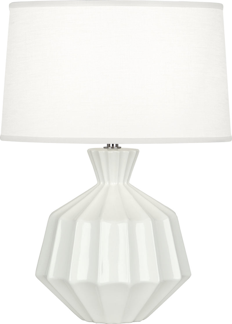 Robert Abbey LY989 One Light Accent Lamp, Lily Glazed Ceramic