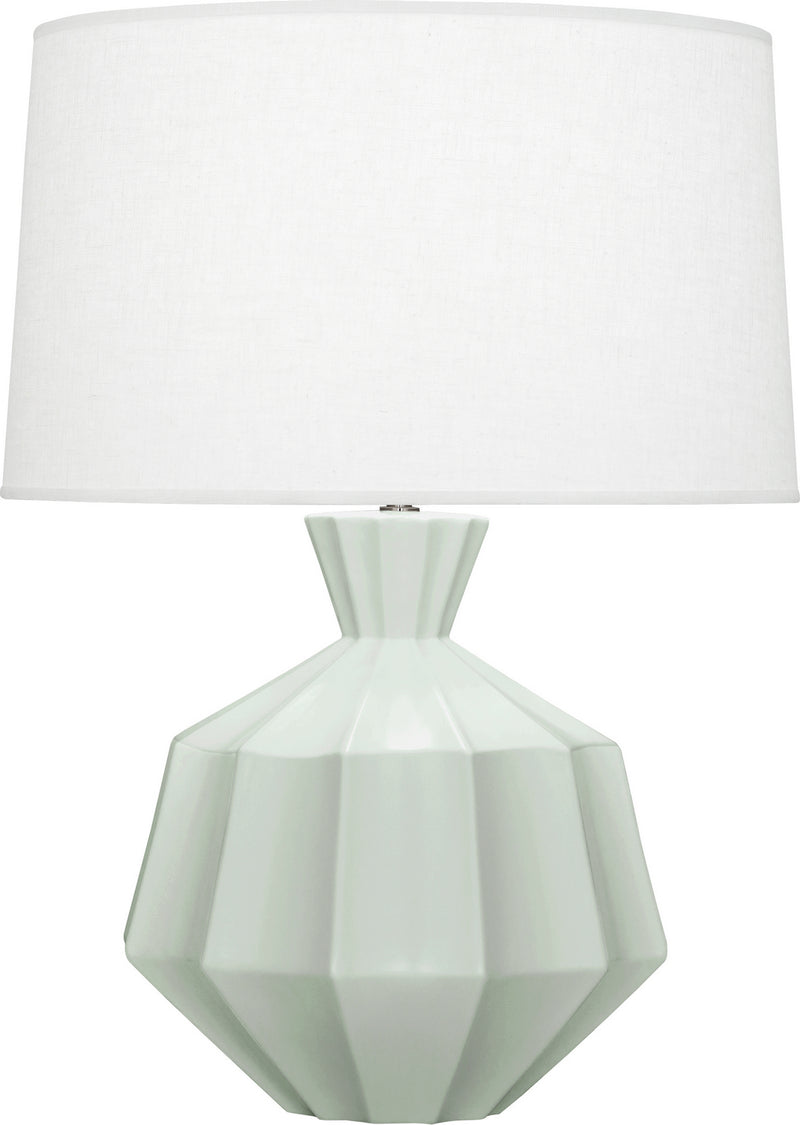 Robert Abbey MCL17 One Light Table Lamp, Matte Celadon Glazed Ceramic