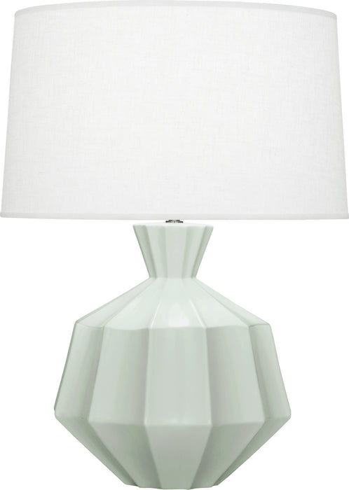 Robert Abbey MCL17 One Light Table Lamp, Matte Celadon Glazed Ceramic