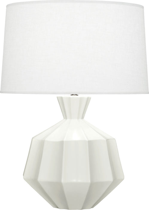 Robert Abbey MLY17 One Light Table Lamp, Matte Lily Glazed Ceramic