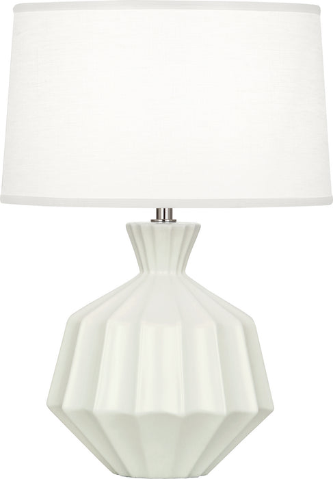 Robert Abbey MLY18 One Light Table Lamp, Matte Lily Glazed Ceramic