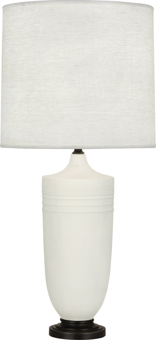 Robert Abbey MLY28 One Light Table Lamp, Matte Lily Glazed Ceramic w/Deep Patina Bronze