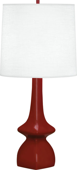 Robert Abbey OX210 One Light Table Lamp, OXBLOOD GLAZED CERAMIC