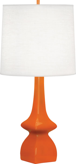 Robert Abbey PM210 One Light Table Lamp, PUMPKIN GLAZED CERAMIC