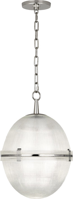 Robert Abbey S3393 One Light Pendant, Polished Nickel
