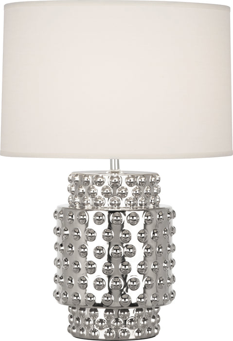 Robert Abbey S801 One Light Accent Lamp, Nickel Metallic Glaze