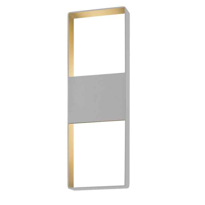 Sonneman 7204.74-WL LED Wall Sconce, Textured Gray