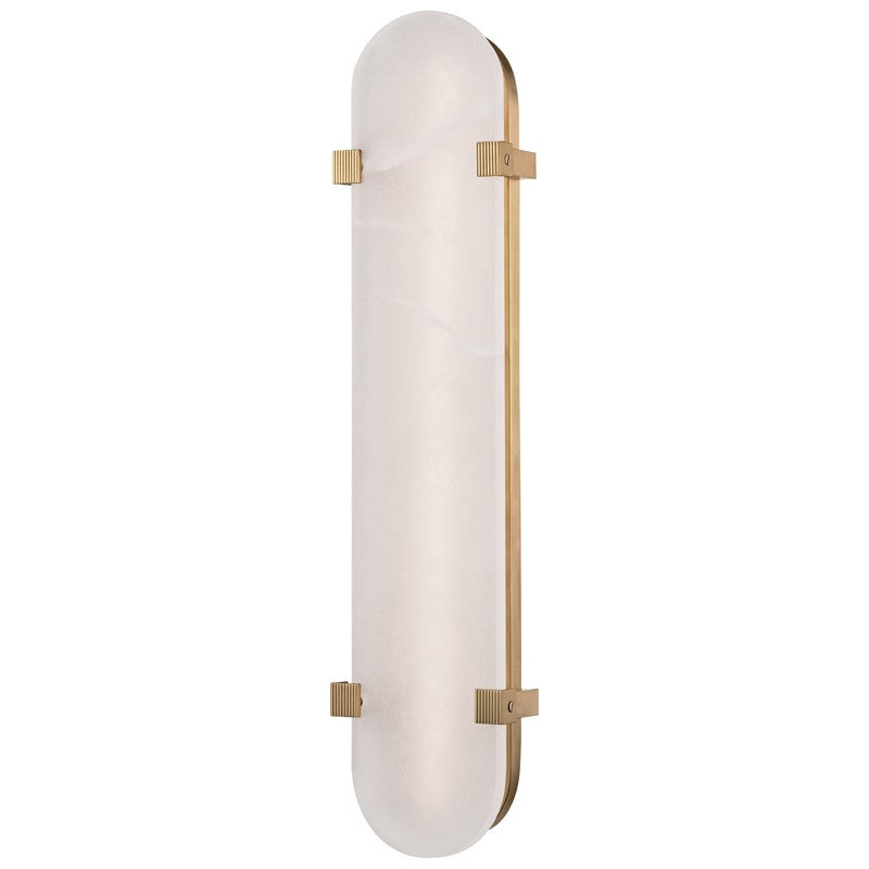 Hudson Valley 1125-AGB LED Wall Sconce, Aged Brass
