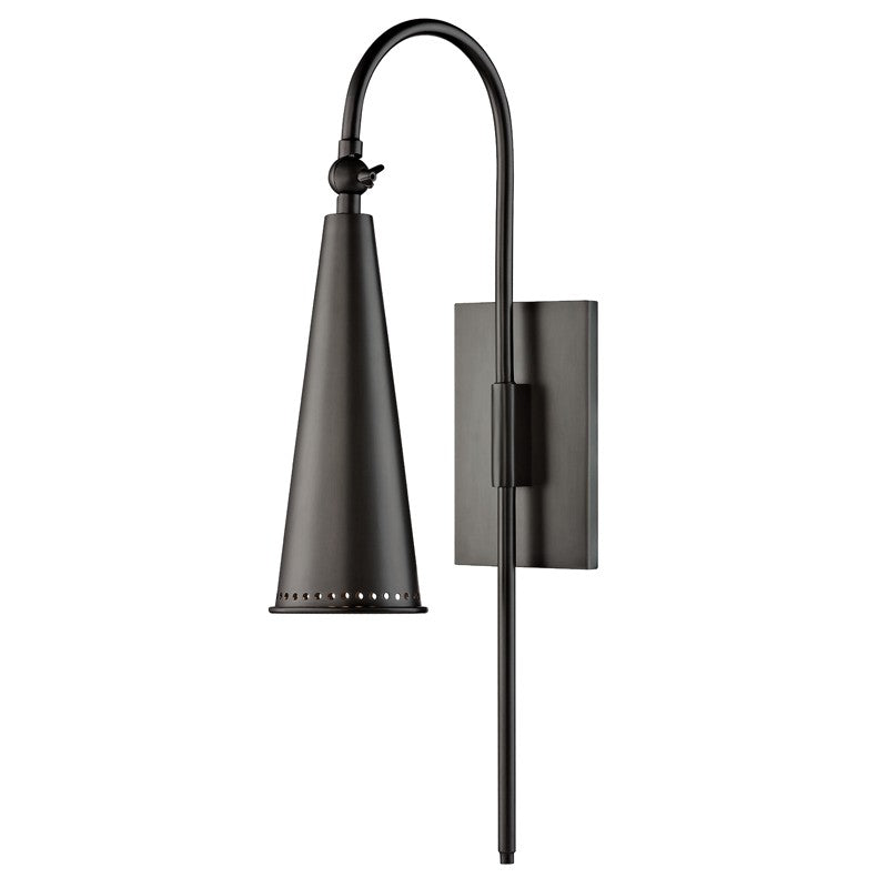 Hudson Valley 1300-OB One Light Wall Sconce, Old Bronze