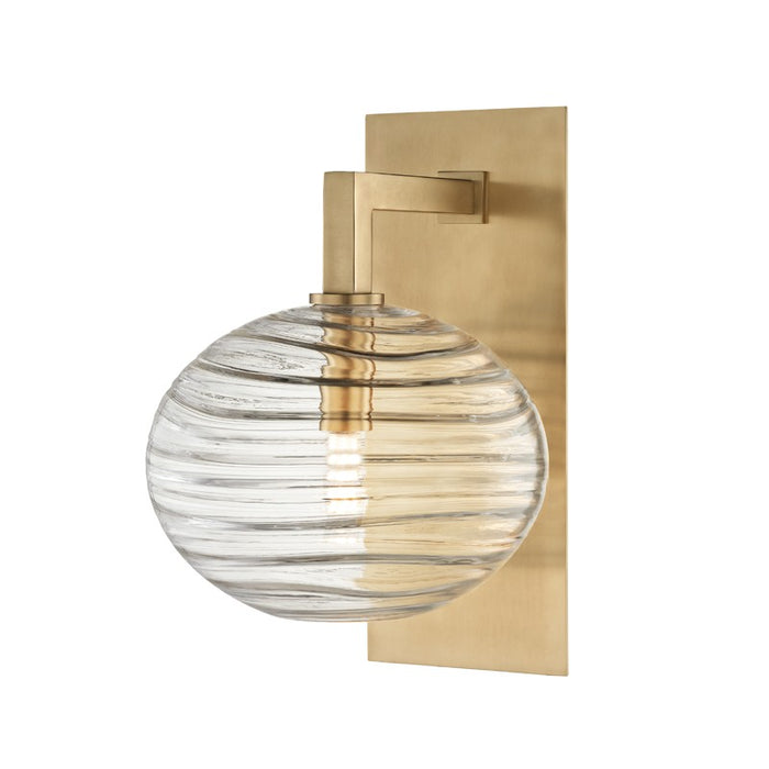 Hudson Valley 2400-AGB LED Wall Sconce, Aged Brass
