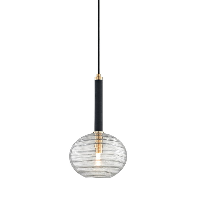 Hudson Valley 2410-AGB LED Pendant, Aged Brass
