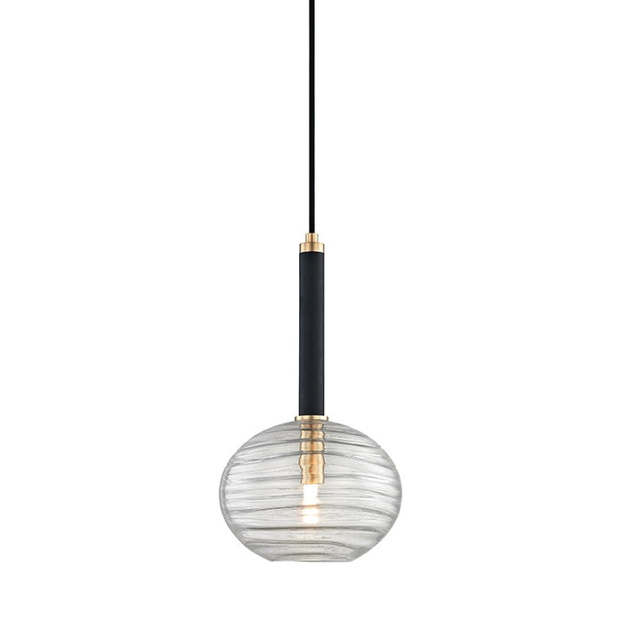 Hudson Valley 2410-AGB LED Pendant, Aged Brass