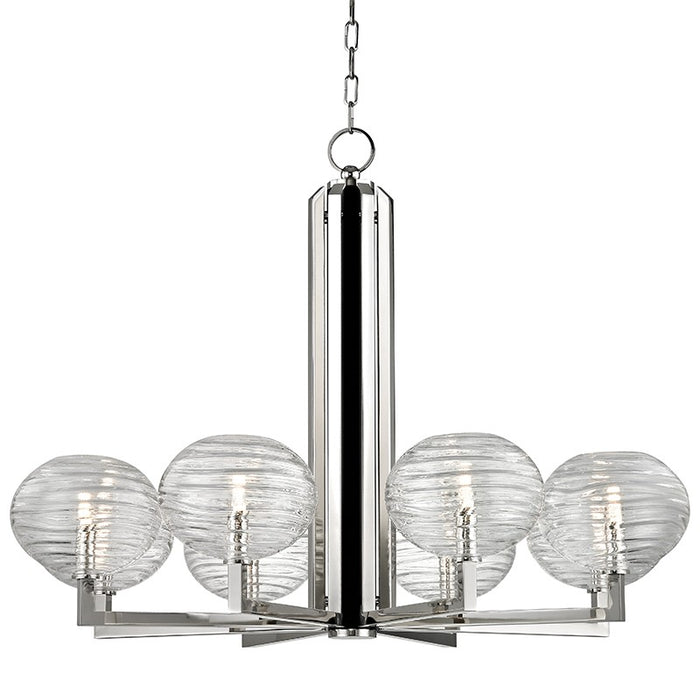 Hudson Valley 2418-PN LED Chandelier, Polished Nickel