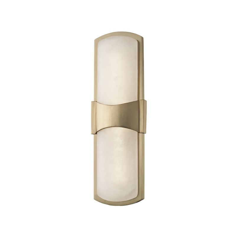 Hudson Valley 3415-AGB LED Wall Sconce, Aged Brass