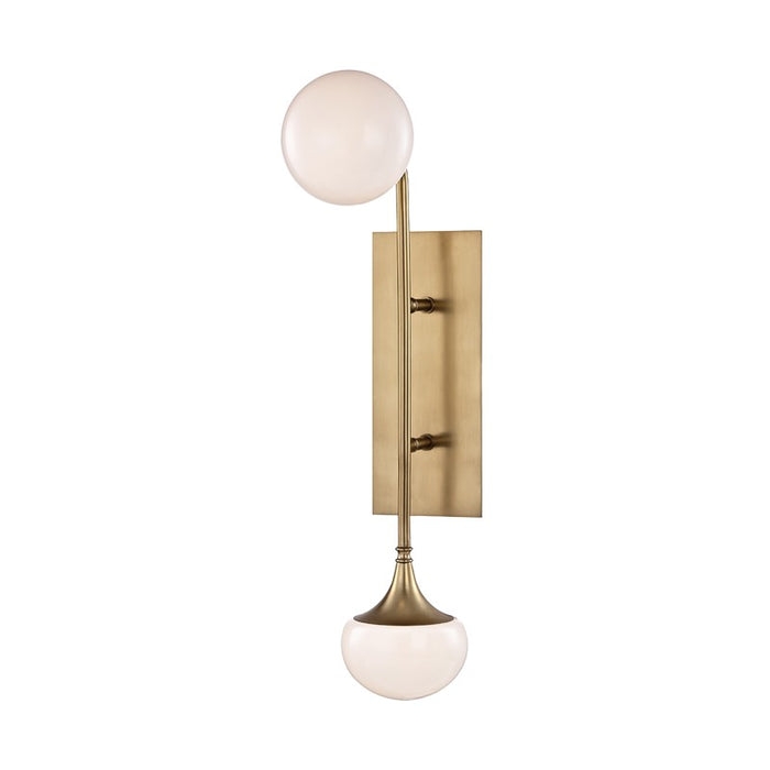 Hudson Valley 4700-AGB LED Wall Sconce, Aged Brass