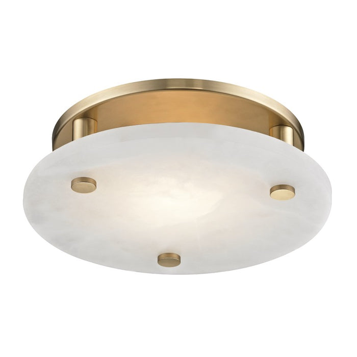 Hudson Valley 4712-AGB LED Flush Mount, Aged Brass