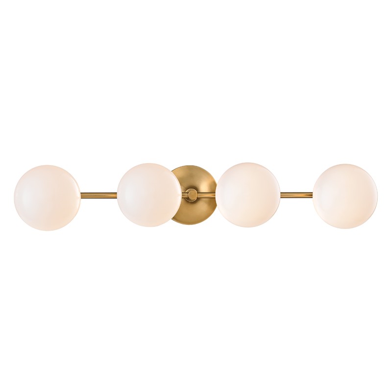 Hudson Valley 4744-AGB LED Bath Bracket, Aged Brass